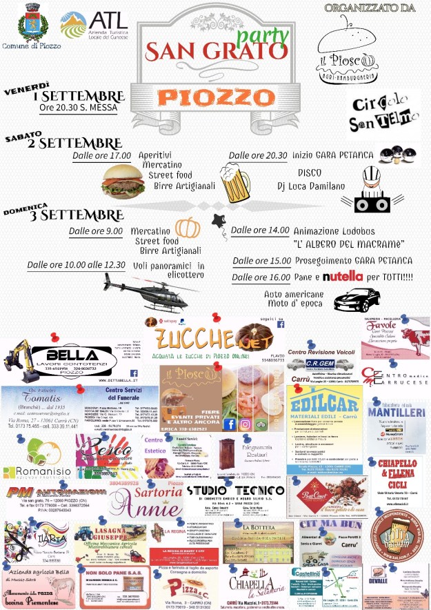 San Grato Piozzo Party